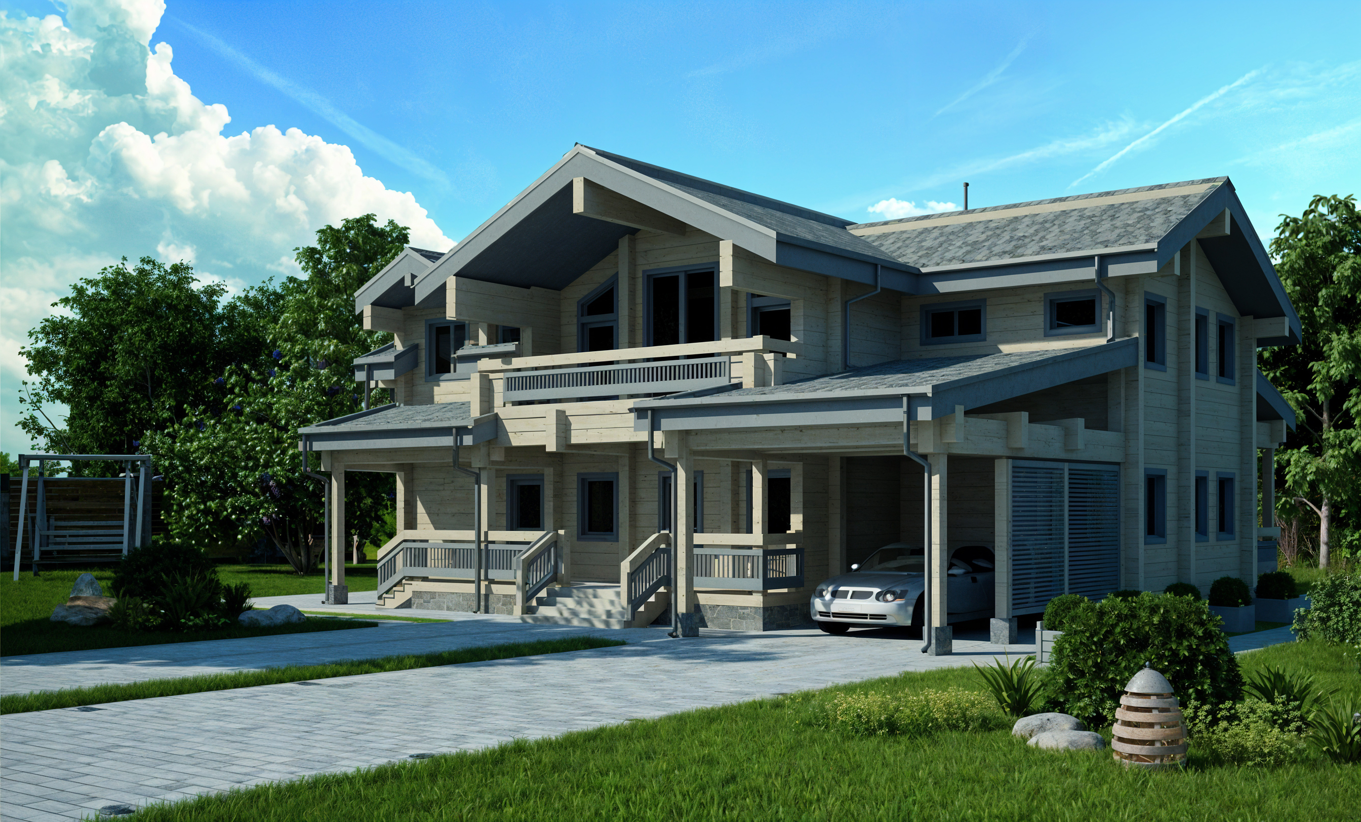 Дом из клееного бруса VZ-304